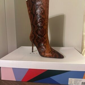 Katy Perry Collections Snake Print Heeled Boots